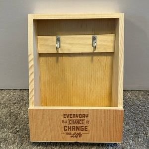 Daiso Wooden Design Key Box